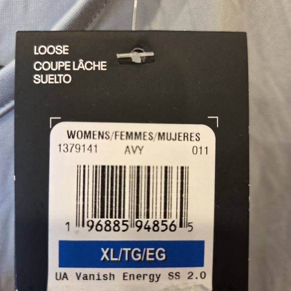 Under Armour Women's XL Rush Vanish Energy SS 2.0 T-Shirt  New Loose Fit - Picture 5 of 11